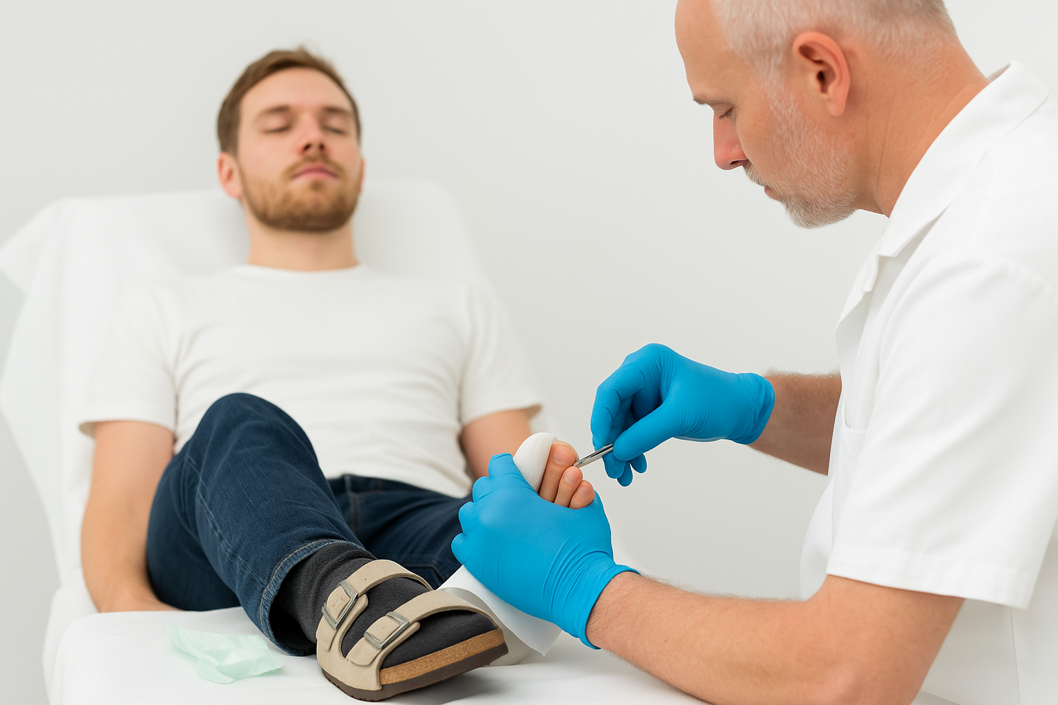 Kirurgisk behandling av nageltrång hos A-Surgery